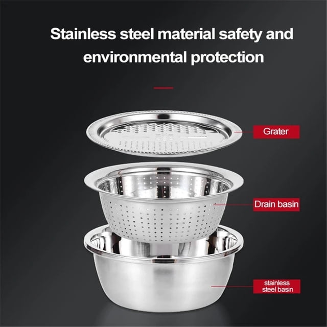 Multifunctional Stainless Steel Basket Multi-Purpose Planer With Basin