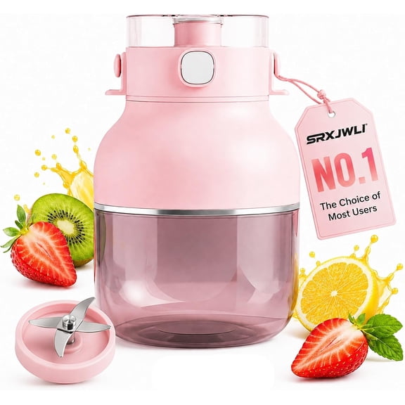 Portable Juicer Cup, Wireless Blender Bottle for Smoothies & Protein Shakes