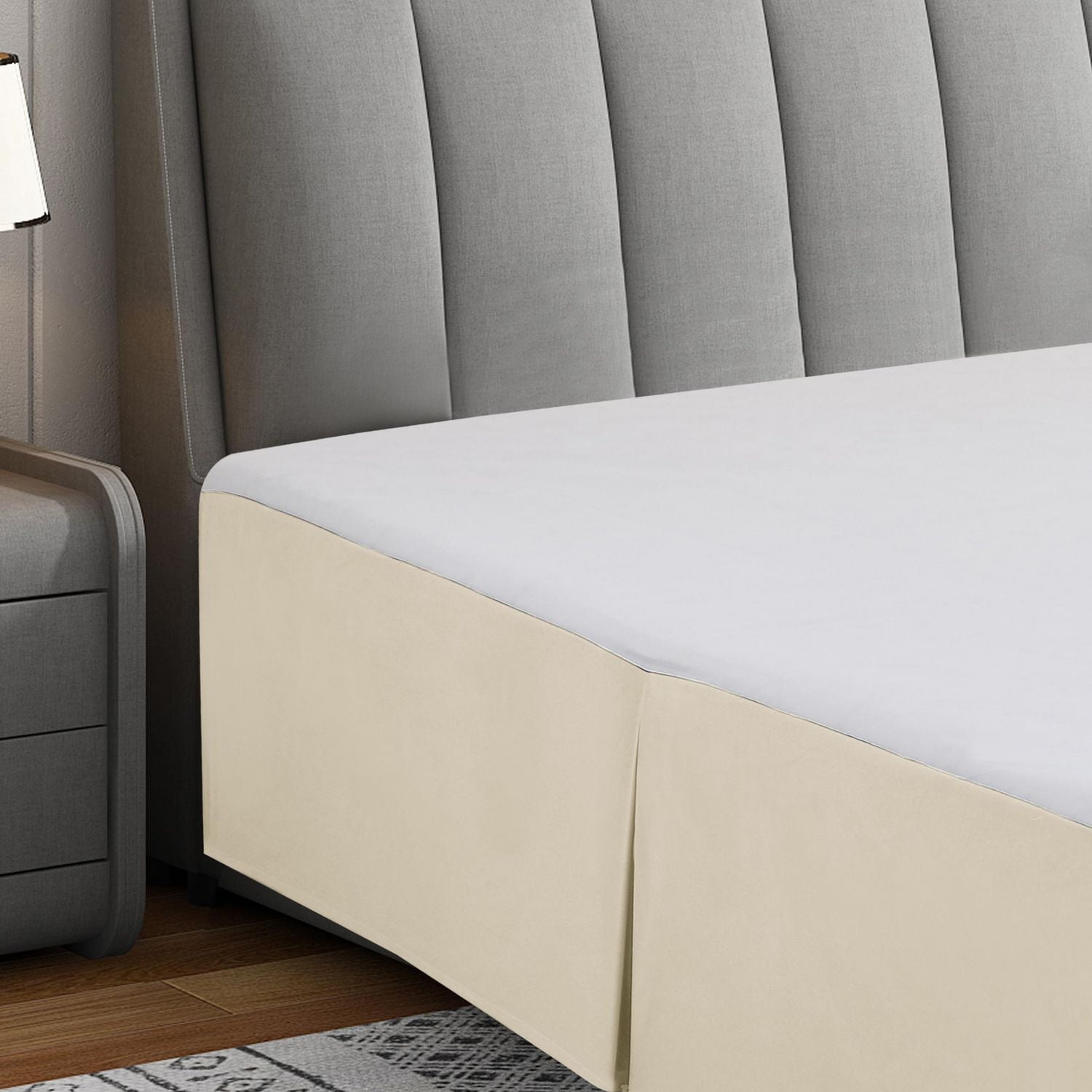 Jupe de Lit de Microfiber Super Doux