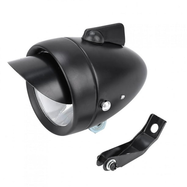 Qiilu LED Super Light Bicycle Retro Front Headlight Vintage Bike Head Light With Visor Super Light Bicycle Headlight Vintage Bicycle Headlight Walmart