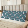 thumbnail image 6 of Gaeub Flamingo Printed Long Body Pillowcase Envelope Closure 1 Pack Wrinkle for Night Sweats - 20x54 in, 6 of 8