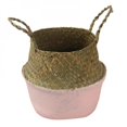 thumbnail image 1 of Wickerwork Rattan Storage Basket Foldable Hanging Flower Pot Planter Woven Dirty Laundry Basket Storage Basket Home Decor, 1 of 6