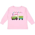 thumbnail image 3 of Inktastic Valentine Heart Train Boys or Girls Long Sleeve Toddler T-Shirt, 3 of 5