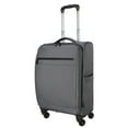 thumbnail image 3 of (2 pack) Protege Gravity Free 20" Softside Upright Carry-On Luggage, Gray, 3 of 11