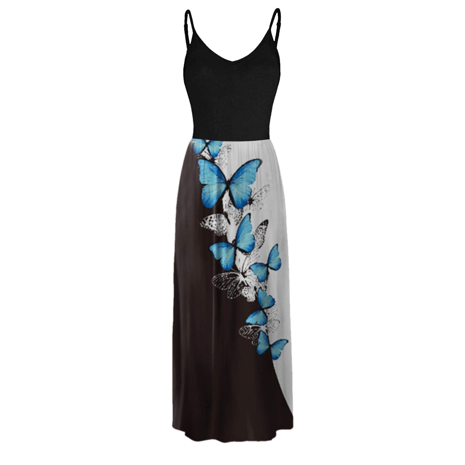 LBECLEY Womens Fall Dresses Casual ShortSleeve Women's Casual Cami Print Dress ONeck Dress