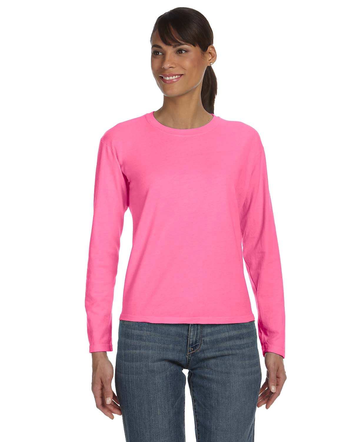Long-Sleeve T-Shirt - RASPBERRY - M 