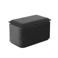 thumbnail image 3 of Firscook 89" Chesterfield King Size Pull Out Sofa Bed with Ottoman, Velvet Sleeper for Guest Room, Gray, 3 of 12