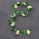 thumbnail image 2 of GOOHOCHY 2.4M Rose Colgando Vides Flor Artificial Bush Decoración de Boda Suministros de Flores (Champaign), 2 of 7