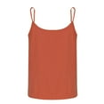 thumbnail image 3 of Vibrex Loose Flowy Camisole Top for Women Summer Spaghetti Strap Tank Shirt Blouse Casual Vacation Outdoor Pullover Sleeveless Round Neck Camisoles, 3 of 6