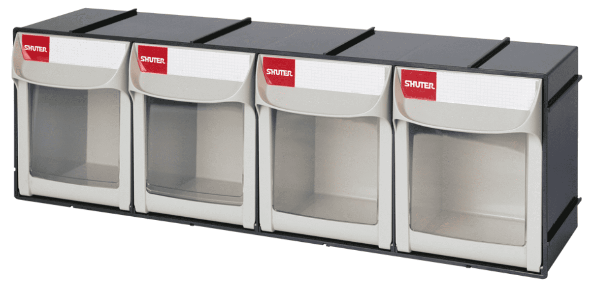4 Unit Flip Out Bin