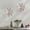 White, variant on JingChun 9 Inch White Winter Ice Crystal Snowflake Paper Star Lantern, Paper Christmas Hanging Decoration 1Pc