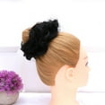 thumbnail image 6 of TOXMENT 2PCS Curly Hair Bun Extensions Messy Donut Chignon Hairpiece, 6 of 8
