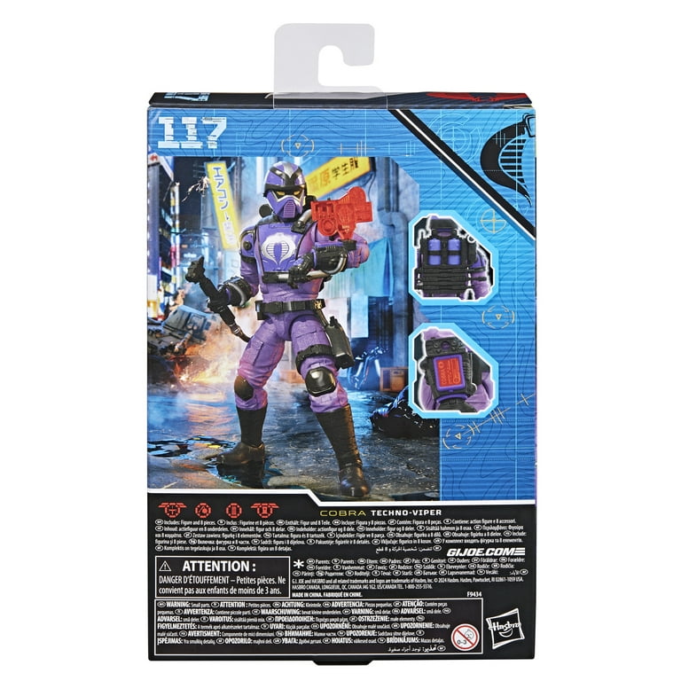 G.I. Joe Classified Series #117, Techno-Viper, 6” Action Figure