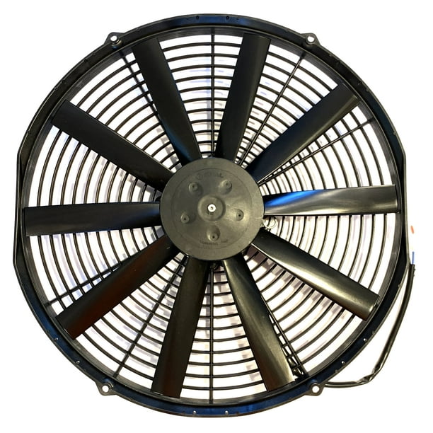 SPAL 30100400 16" Puller Fan 12 VOLT Low Profile Straight Blade 1074