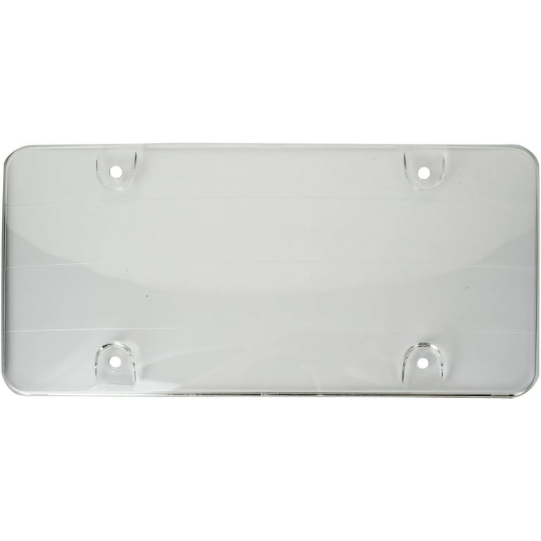 Auto Drive Universal Automotive License Plate Cover Unbreakable Clear Dome,  92615W 