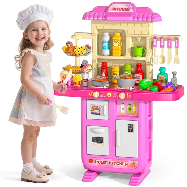 Set de cocina Play MSKOLER para niños de 4 a 8 años con accesorios