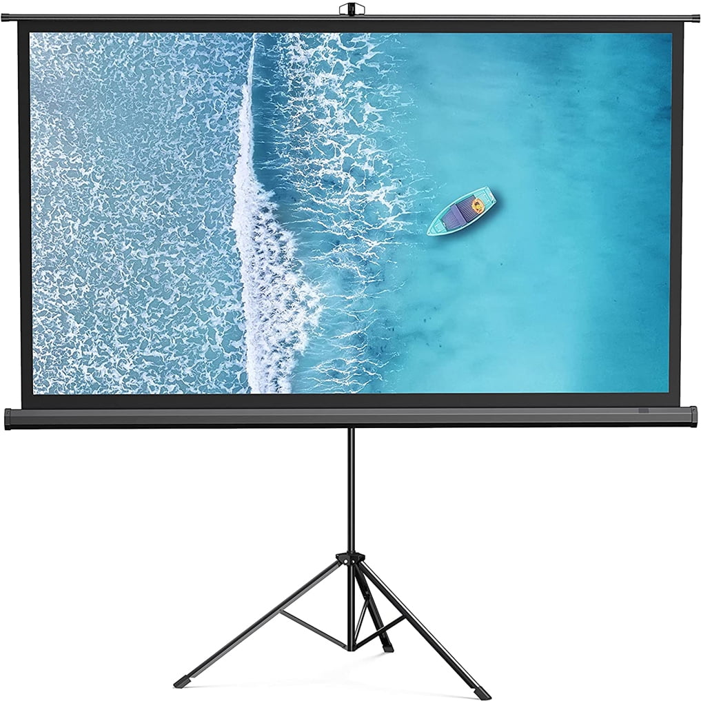 FruniTure Projector Screen Fixed Frame 16:9 100 Large Projector Screen Wall Mounted Projector Screen Anti-Crease 160° Viewing Angle Support Home Theater Indoor 