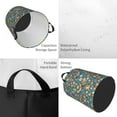 thumbnail image 4 of Bingfone Foxes And Birds In Forest Waterproof Foldable Laundry Hamper Bucket With Handles For Storage Bin,Clothes Hamper (Small ), 4 of 8