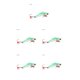 thumbnail image 2 of Soidarity Cebo de señuelo Pesca al aire libre Cebo de plástico artificial Pesca en hielo con ojos 3D Suministros de pesca, 15 g, Tipo 4 cuatro 5piezas Soidarity CBP171329, 2 of 6