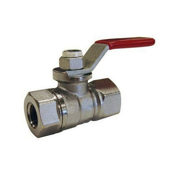 B&K LLC 107-005NL 1" Brass FPT Ball Valve