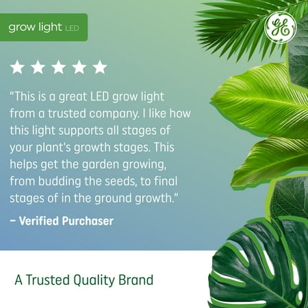 General Electric - GE Grow LED 9-Watt BR30 Indoor Plants, Red Reproductive Spectrum for Flowering and Fruiting - White