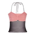 thumbnail image 4 of Cameland Camisoles Décontractées pour Femmes, Printemps Été, Couleur Unie Douce, Col Rond, 4 of 9