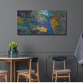 thumbnail image 4 of Luxe Metal Art 'Percy Peacock 2' by St. Hilaire Elizabeth, Metal Wall Art, 48"x24", 4 of 9