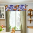 thumbnail image 5 of Coolnut Window Valance -Funny Halloween Kitchen Curtain - Curtains Rod Pocket Blackout Valance Topper Curtains for Kitchen Bathroom, 1 Panel, 54x18in Home Decor, 5 of 6