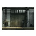 thumbnail image 1 of Industrial Cutting Board, Enter of an Old Factory Building from 50s Broken Rusty Door Empty Storage Photo, Decorative Tempered Glass Cutting and Serving Board, Small Size, Grey Brown, by Ambesonne, 1 of 1