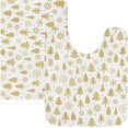 thumbnail image 5 of Coolnut Gold Christmas Tree Anti-Slip Ultra Absorbent Durable Bath Rug with Rubber Backing,24"x16", 5 of 7