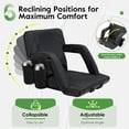 thumbnail image 4 of Rengue 2-Pack Stadium Seats for Bleachers with Back Support, Reclining Adults Camping Stadium Chair, Foldable Bleacher Seat Cushions, Extra Thick Padded Outdoor Chairs for Events & Games, 4 of 7