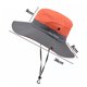 thumbnail image 2 of Sombrero para el sol con cola de caballo para mujer, protección UV, malla plegable, sombrero de pesca para playa de ala ancha, 2 of 5