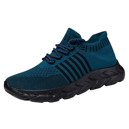 

Luiyenes Leisure Women s Lace Up Stripe Travel Soft Sole Comfortable Shoes Outdoor Mesh Shoes Runing Fashion Sports Breathable