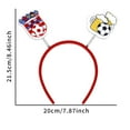 European Cup Cheering Props Football Headbands Top 24 Fans Headwear