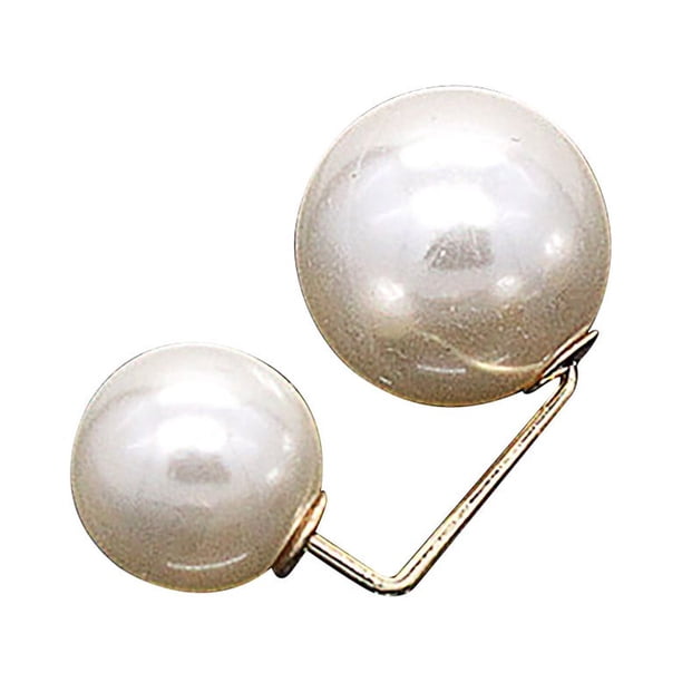 XWSHYW Venda Broche de Perlas a Prueba de Luz y Moda para Mujer, Hebilla para Bufanda de Seda