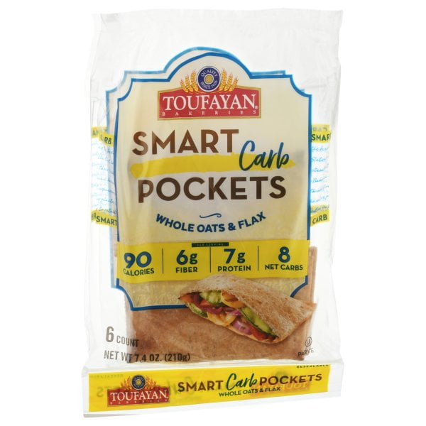 Toufayan Low Carb Smart Pocket 7.4oz