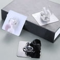 thumbnail image 4 of PAMINGONO 2Ud Soportes Para Ducha De Pared Ajustables En Material ABS Transparente Uso En, 4 of 8