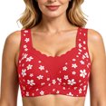 thumbnail image 6 of Aofany Push Up Bras for Older Women 36B/C-46B/C No Underwire Seamless Bra Full Coverage Bralettes Comfort Everyday T-shirt Bras, 6 of 9