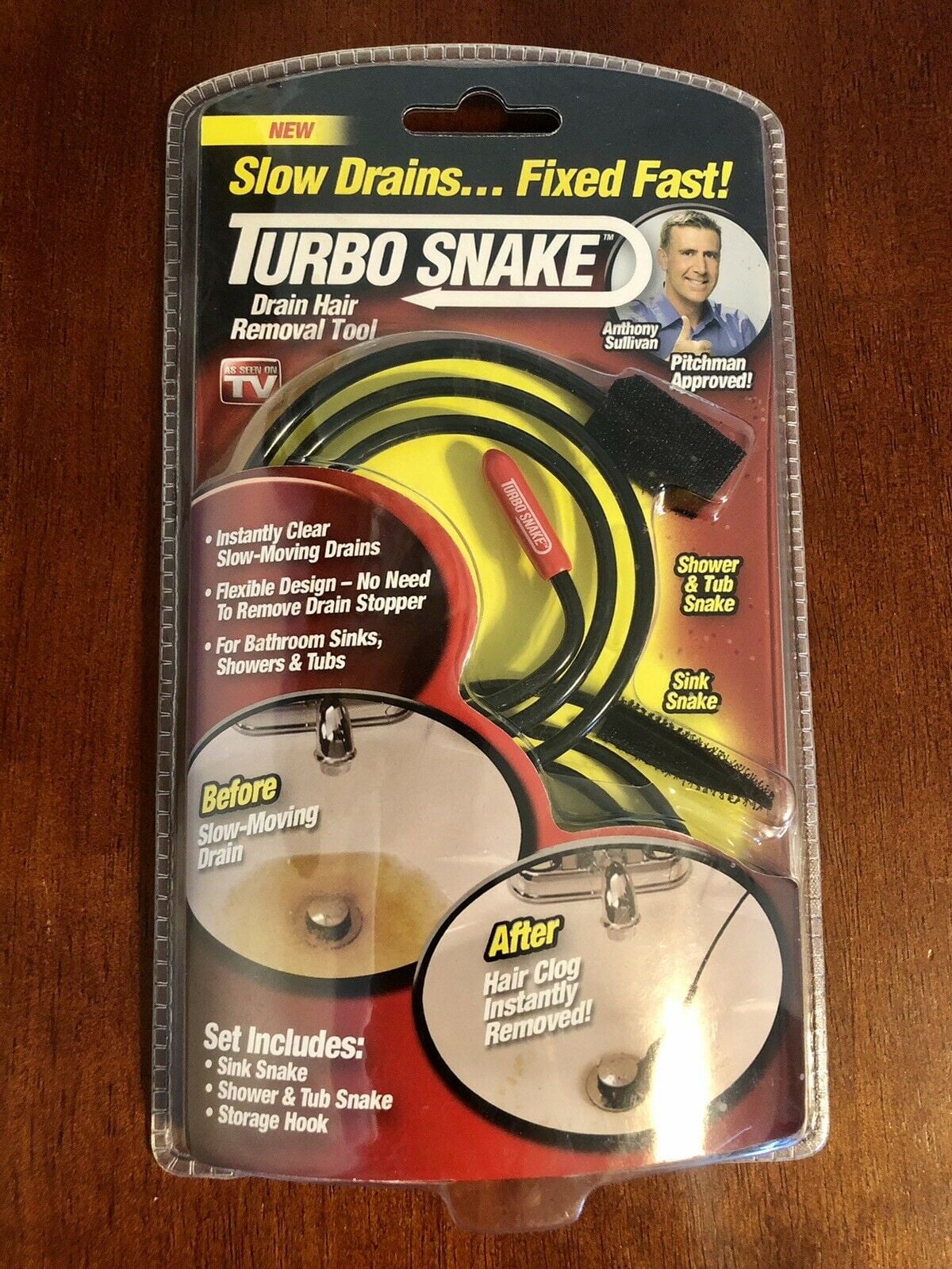 Turbo Snake Drain Hair Removal Tool Set (3-Piece)