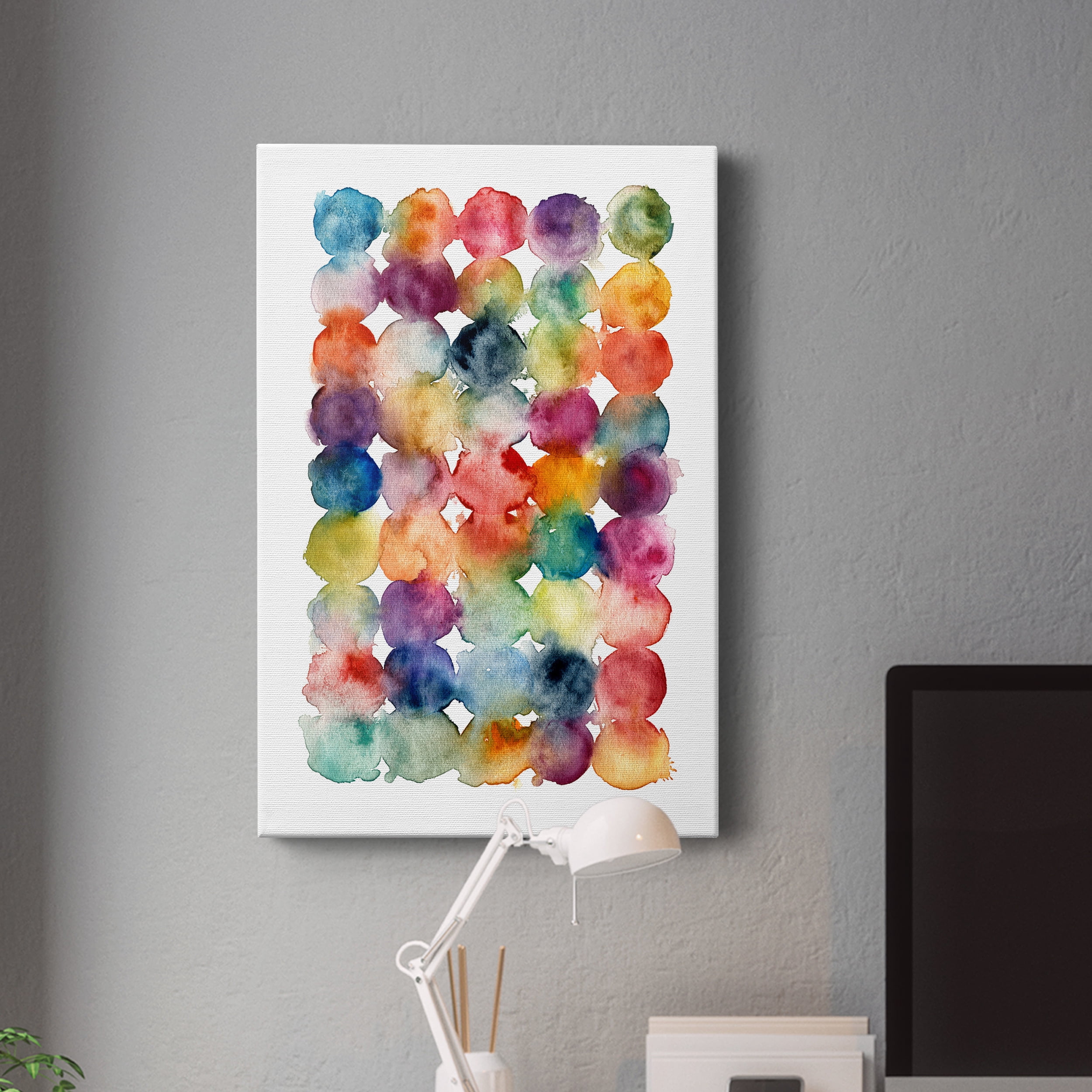 Spectrum Side by Side Premium Gallery Wrapped Canvas - Ready to Hang - 32 x 48