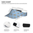 thumbnail image 4 of Xecao Cute Cartoon Corgi for Adult Sun Cap offers versatile sun protection with adjustable Velcro for a secure fit., 4 of 8