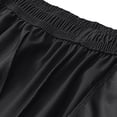thumbnail image 6 of Besolor Running Shorts for Men Lightweight Quick Dry Athletic Workout Elastic Waist Drawstring Shorts with Zipper Pockets(3X-Large,Black), 6 of 7