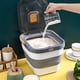 thumbnail image 5 of Wdftyju Contenedor de almacenamiento de comida para perros y gatos de 10kg, cubo sellado plegable para comida seca de arroz para mascotas Wdftyju 6bd5ks9qw5kn8cp2D01, 5 of 8