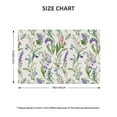 thumbnail image 4 of Placemats Set Of 4 / 6, Wisteria Flower Placemats For Dining Table Indoor/Outdoors Heat Resistant Washable Placemats 18" X 12", 4 of 8
