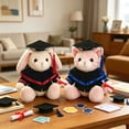 thumbnail image 5 of Stuffed animal cap and gown, graduation gifts for her, Graduation Gown outfit set designed for plush toys, fits 8" - 13" stuffed animals and dolls as interchangeable graduation clothing F, 5 of 6
