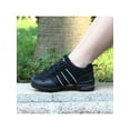 thumbnail image 6 of UKAP Girls Breathable Dancing Sneakers Modern Lightweight Lace Up Jazz Shoe Black Gray 3Y, 6 of 6