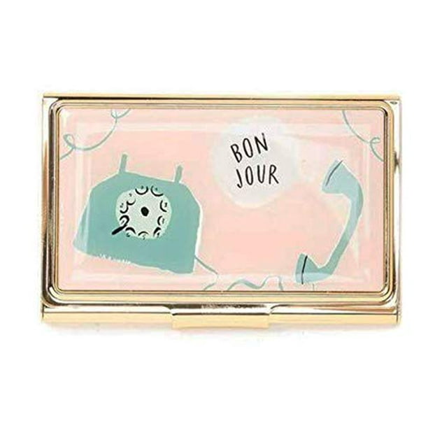 kate spade new york business card holder bon jour