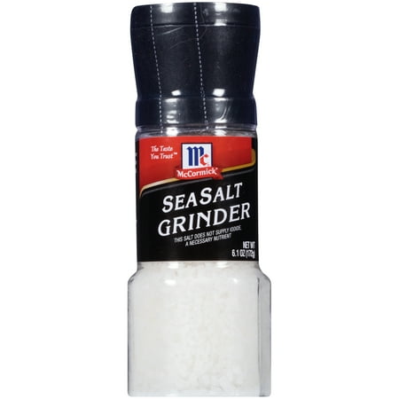McCormick All Natural Sea Salt Grinder  6.1 oz Bottle