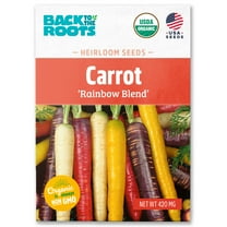 Back to the Roots Organic Rainbow Blend Carrot Vegetable Seeds, 1 Seed Packet