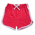 thumbnail image 4 of Caqnni Toddler Girl Summer Short Outfit Sets Cotton Short Sleeve Tops Tees Shorts Clothing Sets Shorts Set Red 7-8 Years, 4 of 4